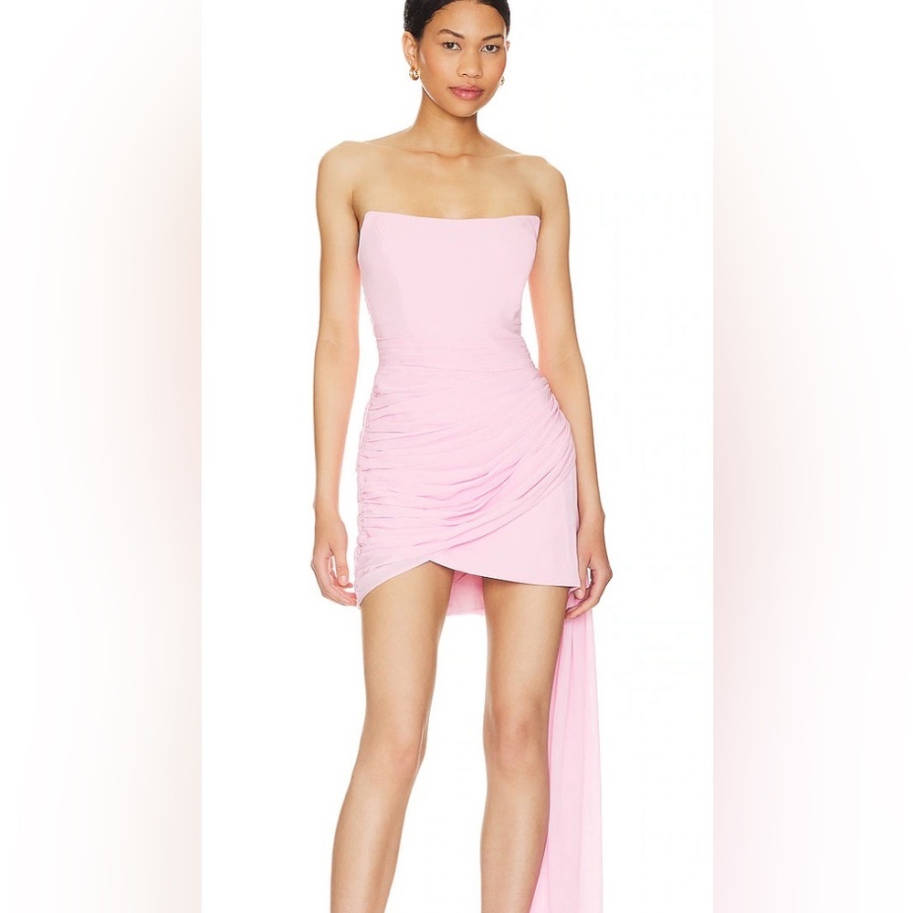 Runaway the label night love mini dress pink size xs